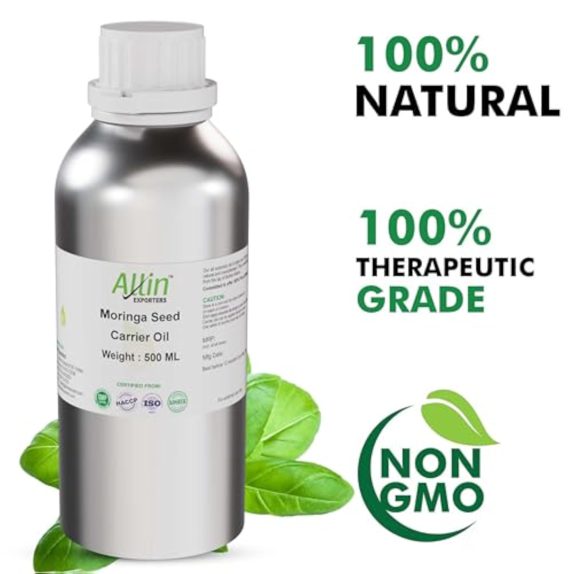 Moringa Seed Oil, 100% Natural, 500 ML